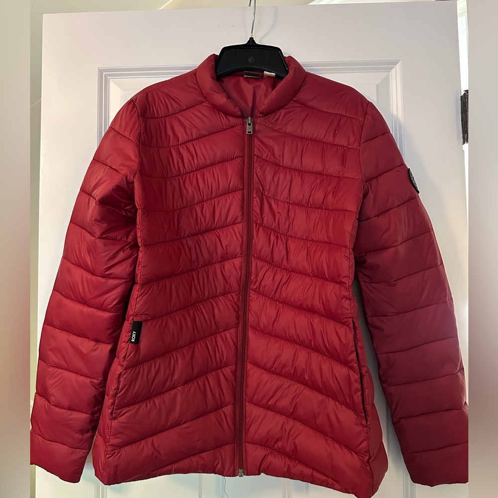 Roxy Women's Red Puffer Jacket